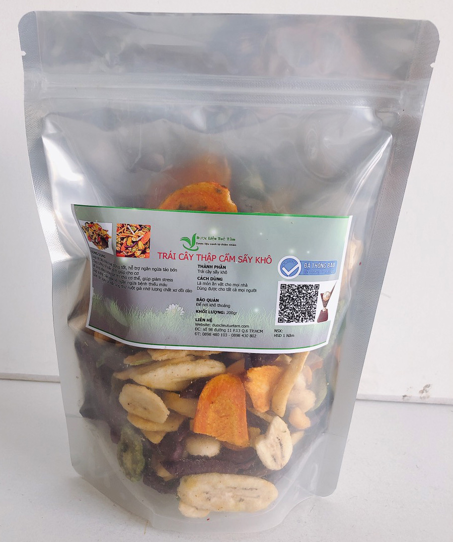 Trái cây sấy khô thập cẩm đà lạt (200gr)