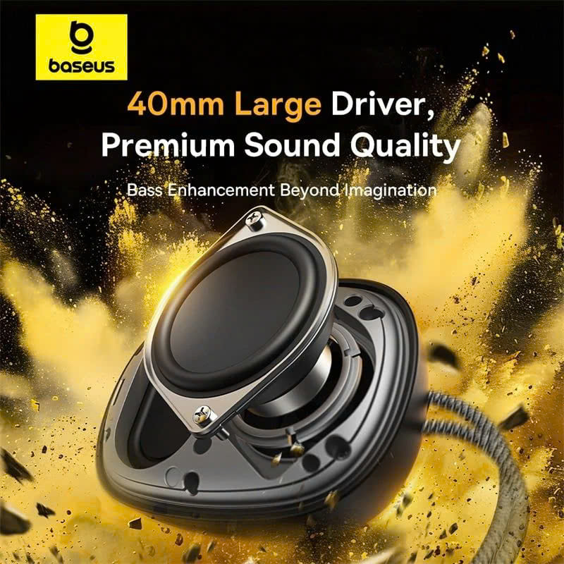 Loa Di Động Không Dây Baseus AeQur 35 Pro (5W, Bluetooth v5.4, 12Hrs, IPX5, Bass Enhancement) { hàng chính hãng }