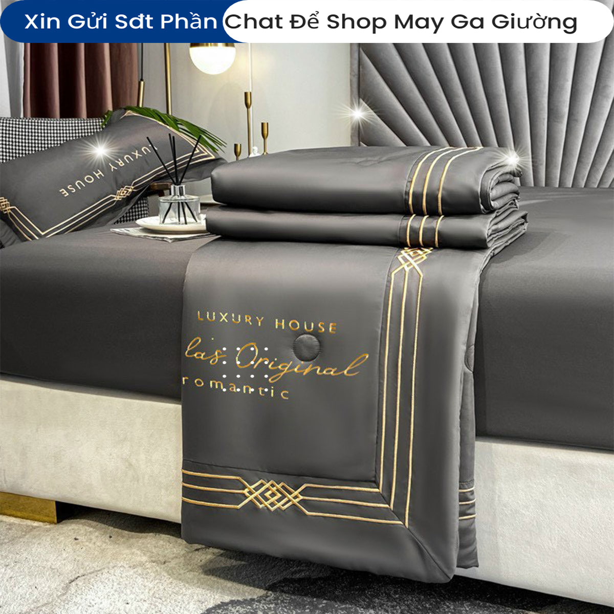 Bộ Chăn Ga Vỏ Gối Đệm Phi Lụa Nhập Khẩu Marlas Bộ Drap Giường Lụa Tencel Cao Cấp Bo Chun Drap Chăn Chần Bông