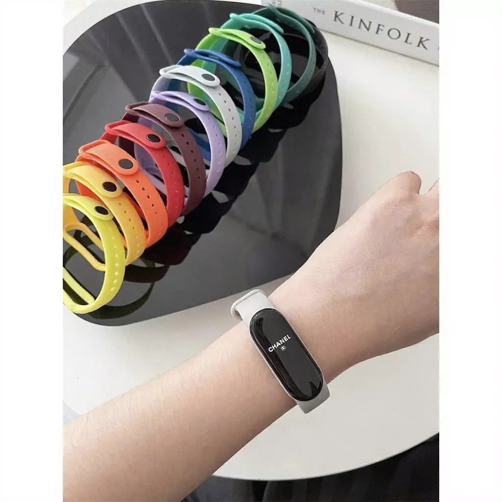 Dây đeo Silicone thay thế cho Xiaomi Mi Band 8 / Xiaomi Mi Band 9 / Xiaomi Mi Band 10 - Hàng Chính Hãng