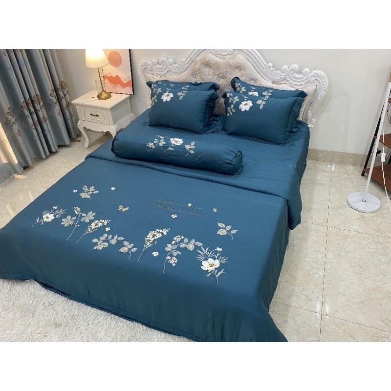 Set Chăn Ga Gối Lụa Tơ Tăm Hàng Cao Cấp “Trần Bông”