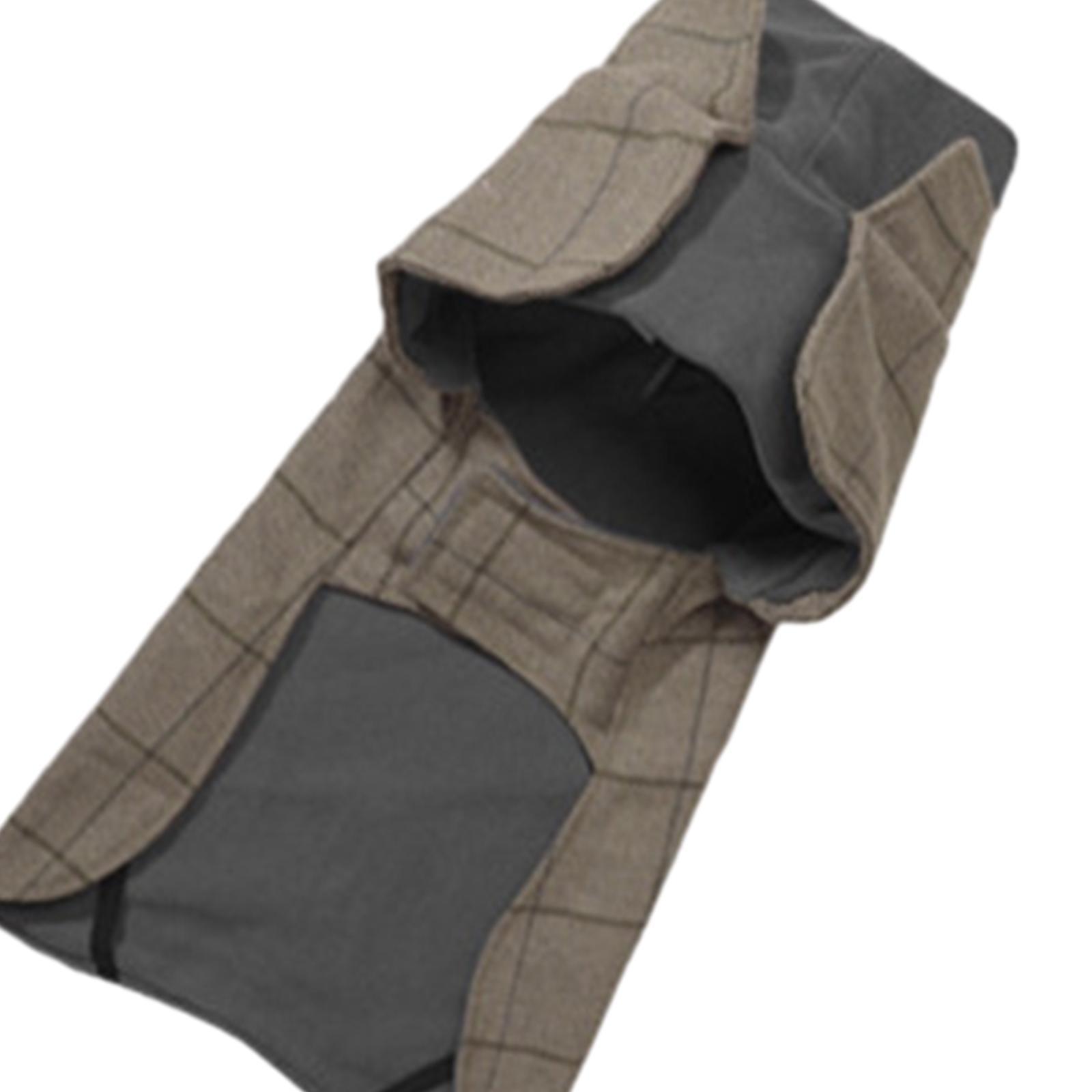 Stylish Dog Coat Warm Dog Jackets for Medium Large Dogs with Harness Hole Winter Apparel Suit for Park Walking Traveling Outdoor