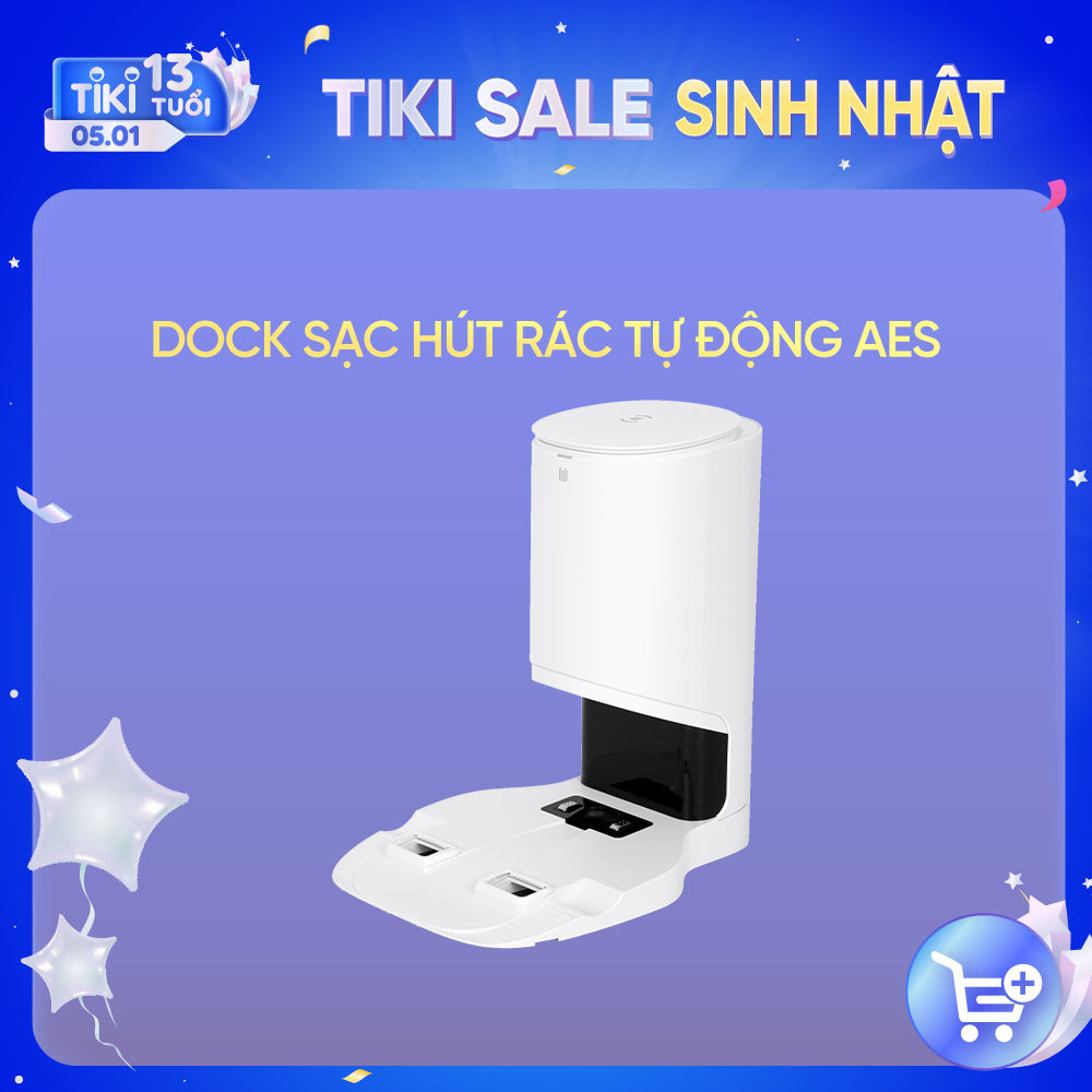 Dock sạc hút rác tự động cho robot hút bụi lau nhà Ecovacs Deebot N8 Pro/T9