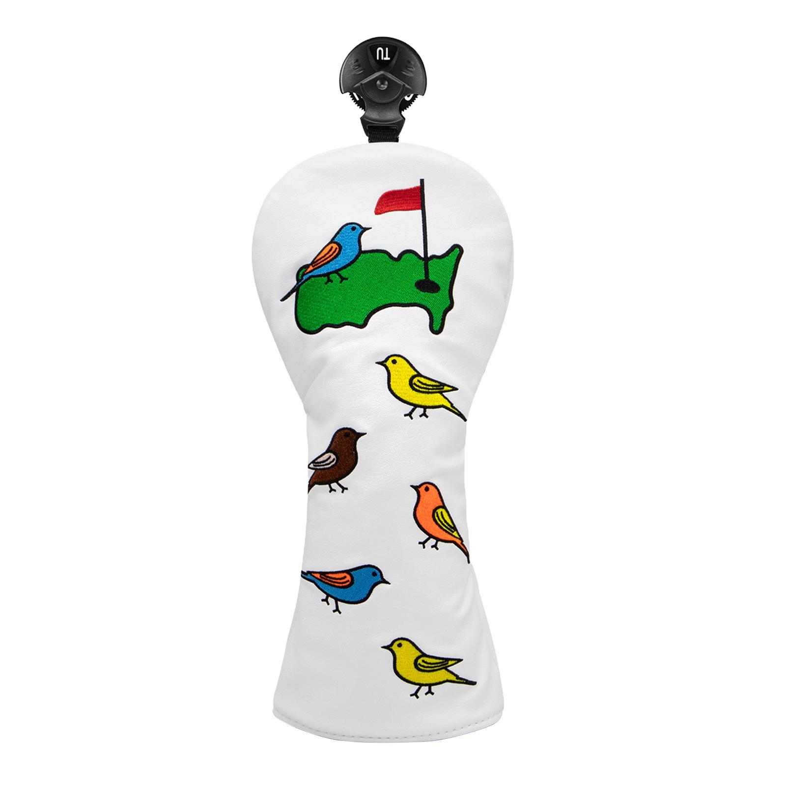 Durable Golf Wood Headcover with No. Tag Waterproof Case Golfer Accessories