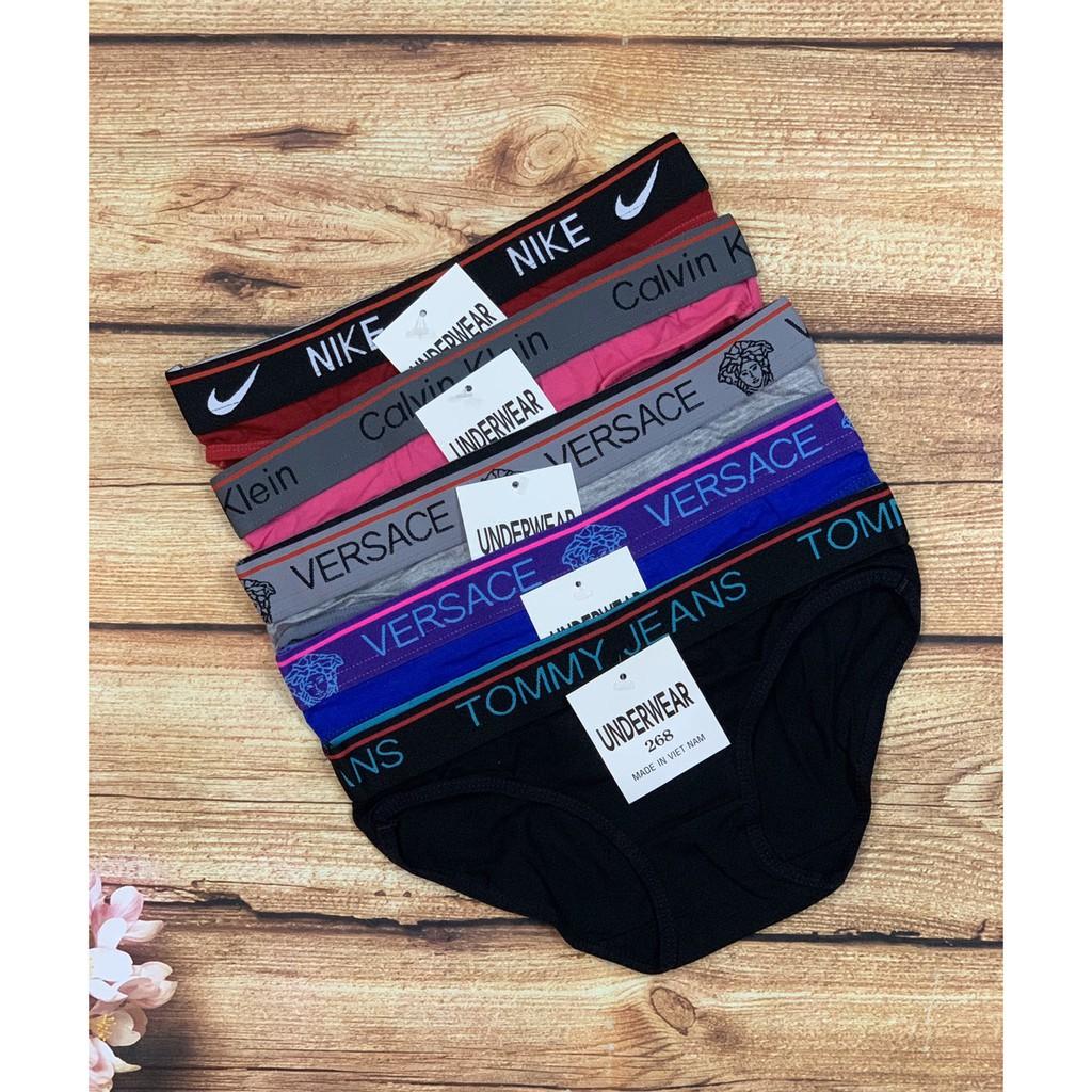 COMBO 10 QUẦN LÓT NỮ COTTON LƯNG CHỮ 268