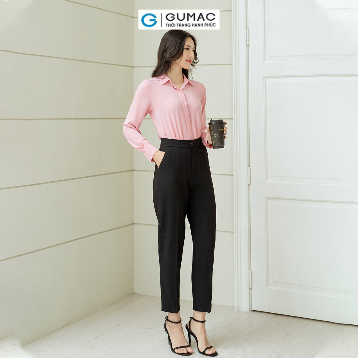 Quần tây nữ ống đứng GUMAC QD08055