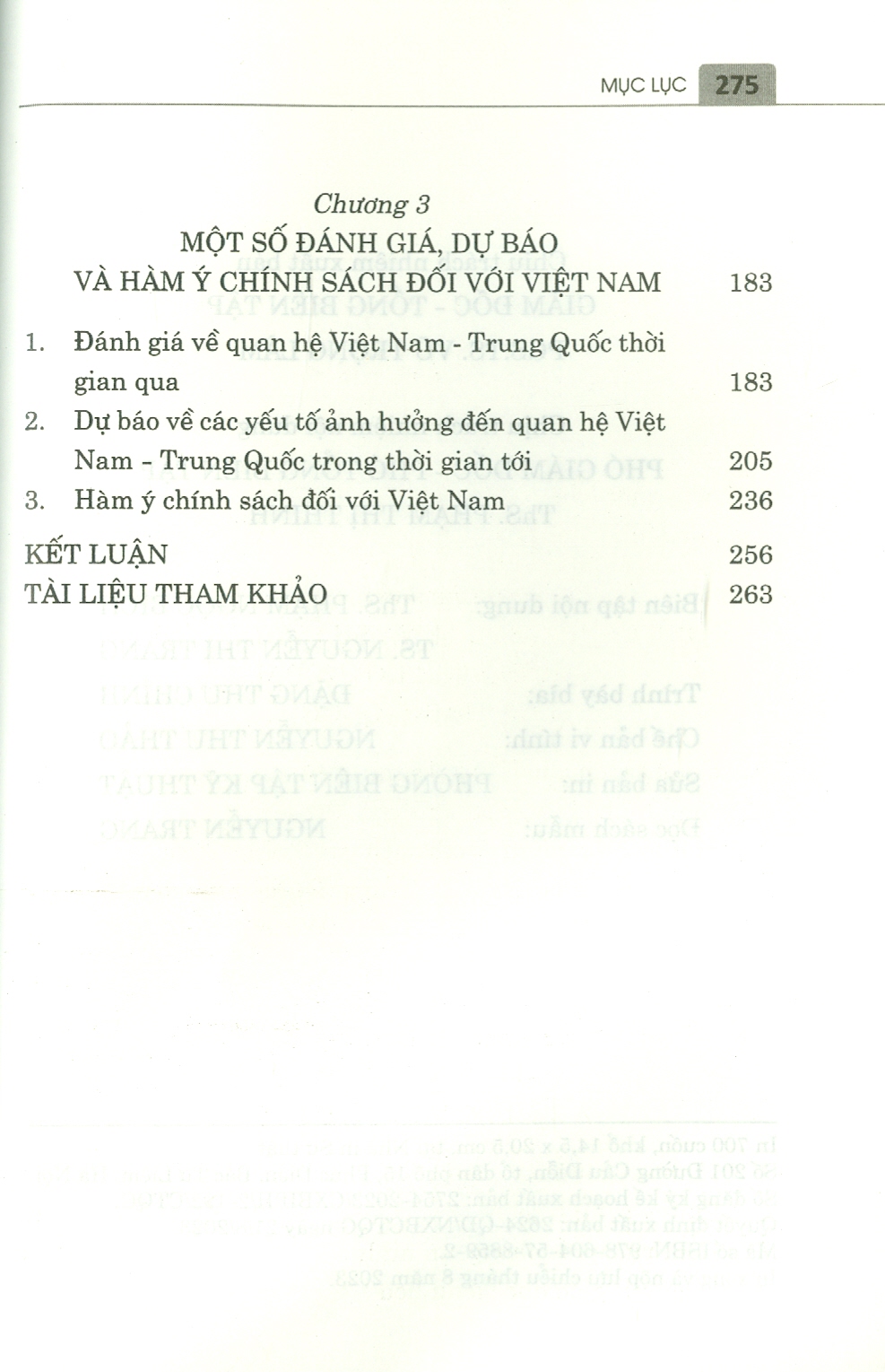 Quan hệ Việt Nam - Trung Quốc giai đoạn 2017 -2022 : Những điều chỉnh chính sách của Trung Quốc và hàm ý đối với Việt Nam