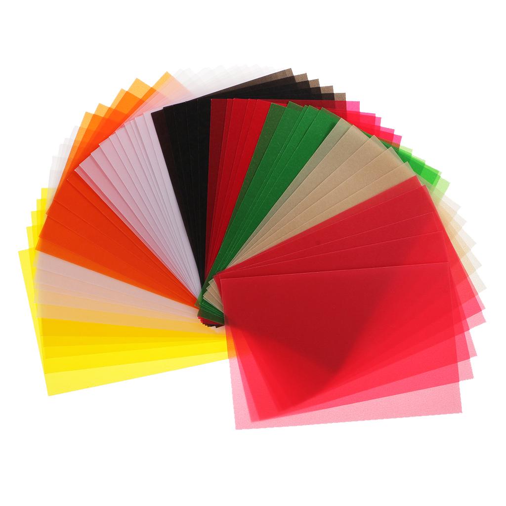 50 Con Coloured Mờ Truy Tìm Giấy Tờ Cho Phác Thảo Tự Làm Giấy Vẽ Thủ Công