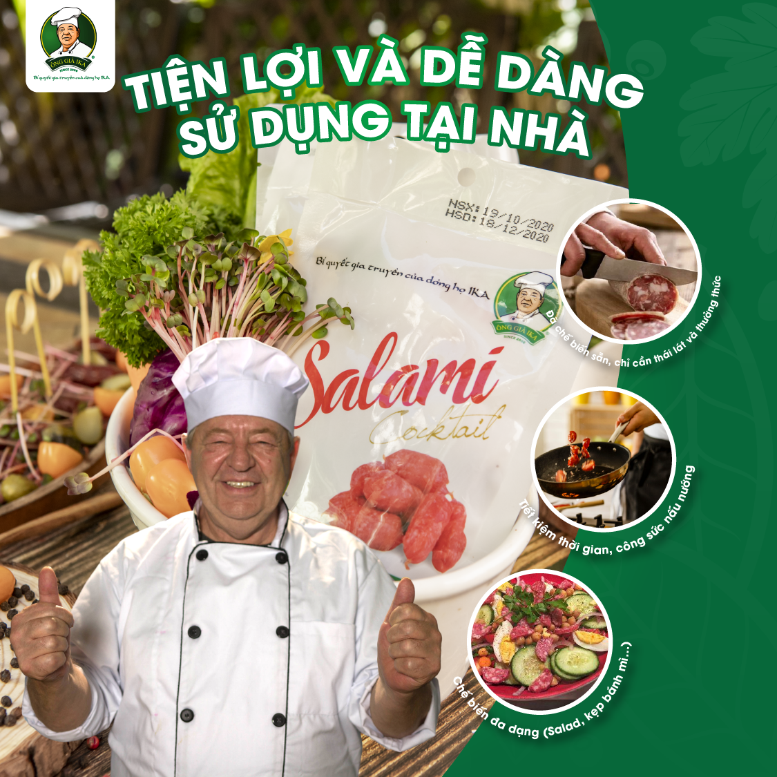 [Chỉ Giao Hà Nội] Salami Cocktail 80g