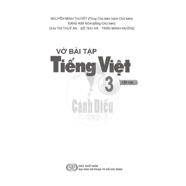 Vở Bài Tập Tiếng Việt lớp 3 tập 2 - Cánh Diều