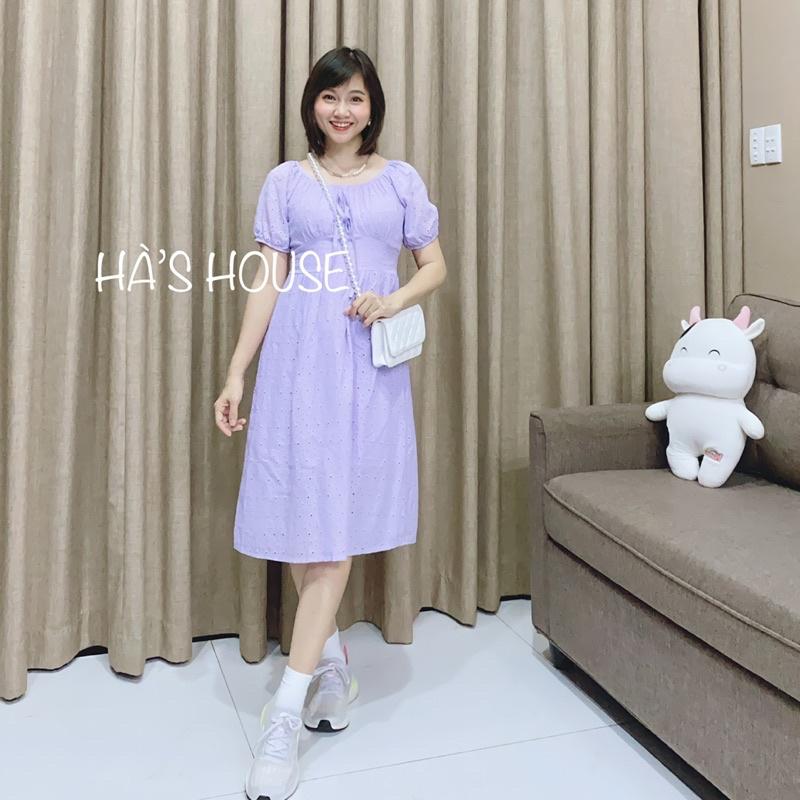 Đầm đi chơi màu tím ngọt ngào đáng yêu!