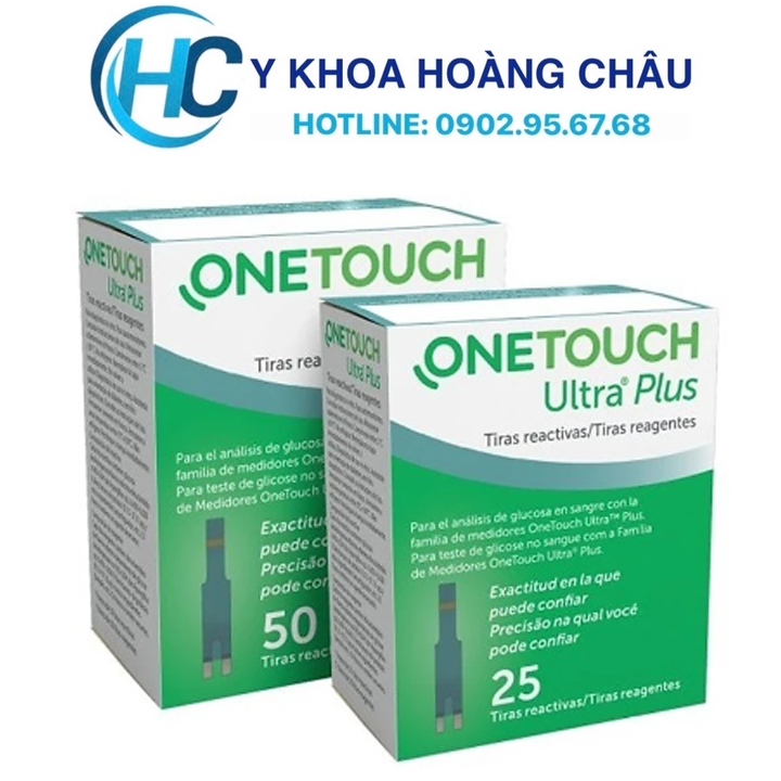 Que thử đường huyết One Touch Ultra Plus Flex Johnson &amp; Johnson (lọ 25 que thử)