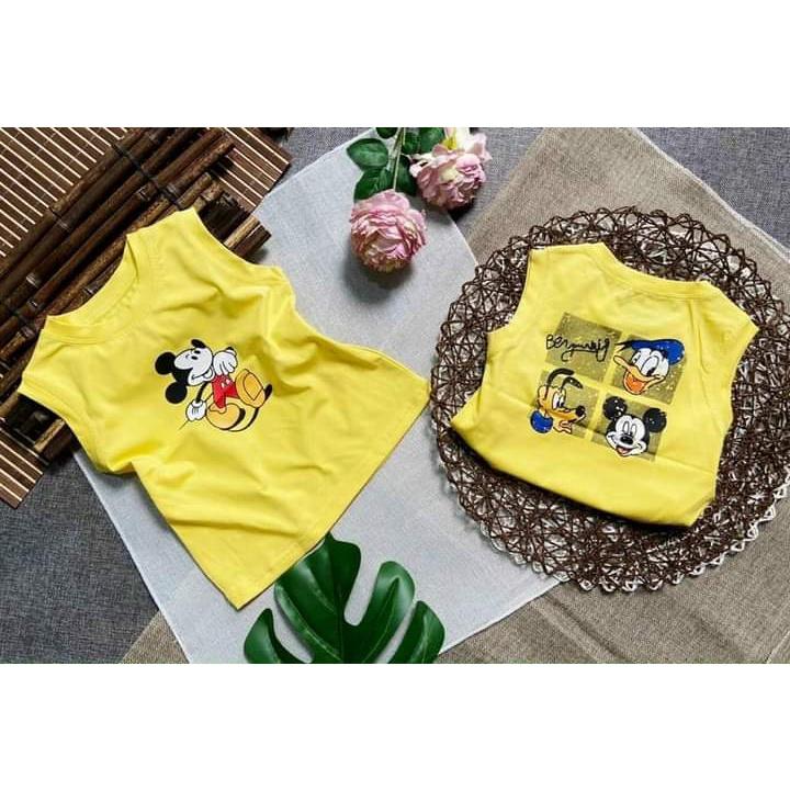 Áo ba lỗ cho bé trai bé gái hàng thun cotton chính phẩm xịn mịn siêu dãn