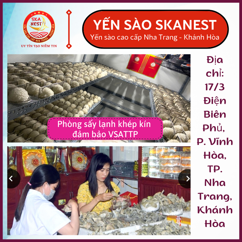 Yến sào tinh chế nhiều sợi dài 10gr thơm dai ngon tuyệt