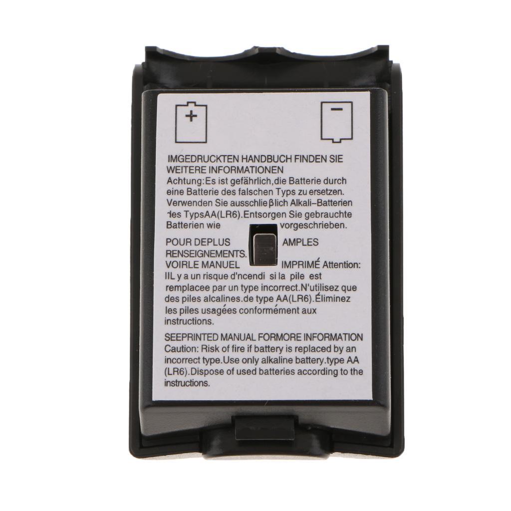 5 x For Microsoft  360 S Battery Back Cover Door Protector Lid Black