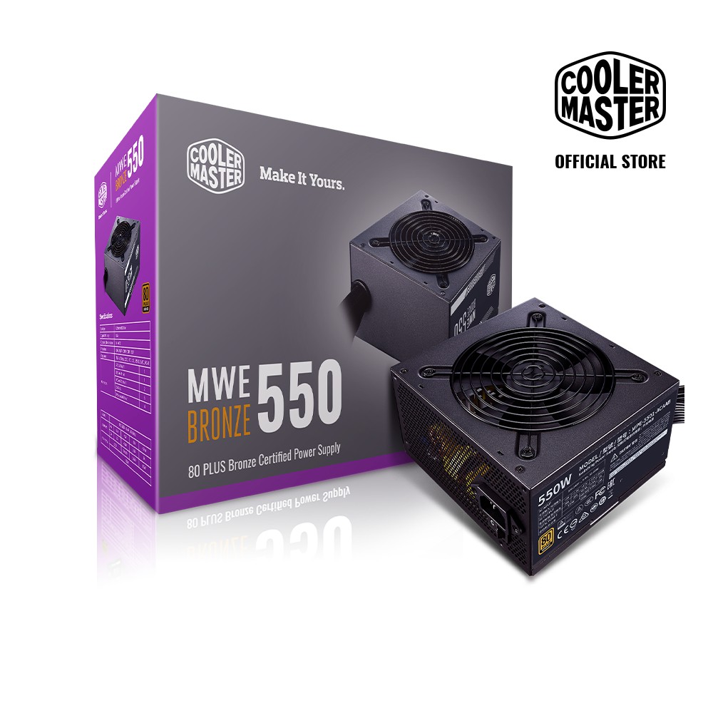 Nguồn máy tính Cooler Master MWE Bronze V2 550W 230V - Hàng chính hãng