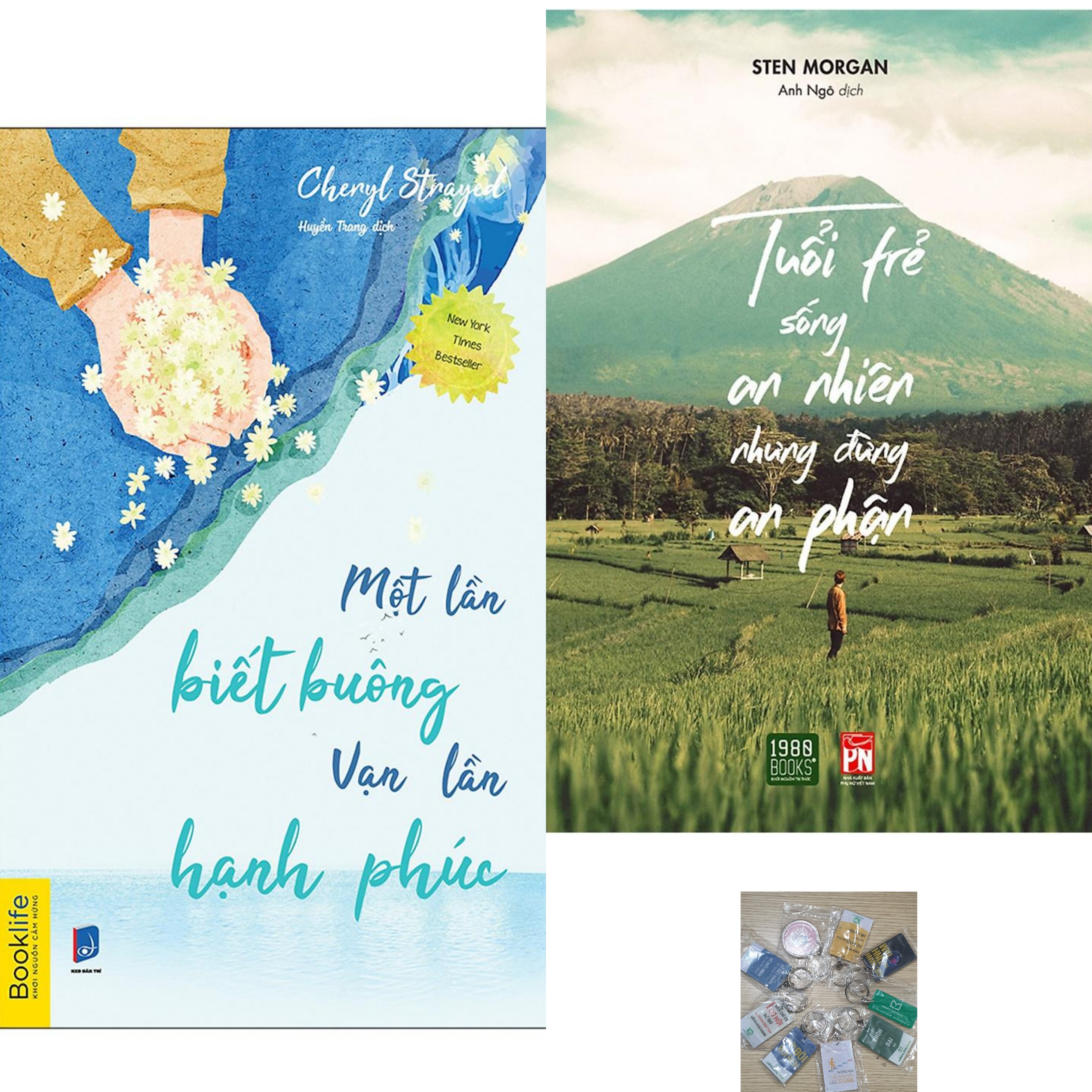 Combo 2 Cuốn Văn Học , Tuổi Trẻ Hay : Một Lần Biết Buông Vạn Lần Hạnh Phúc + Tuổi Trẻ Sống An Nhiên Nhưng Đừng An Phận/ BooksetMK