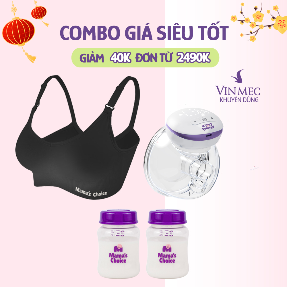 Hút Sữa Tại Nhà Mama’s Choice, Combo Rảnh Tay Tiện Lợi Mẹ Thảnh Thơi, Hút Sữa Dễ Dàng Mọi Lúc Mọi Nơi