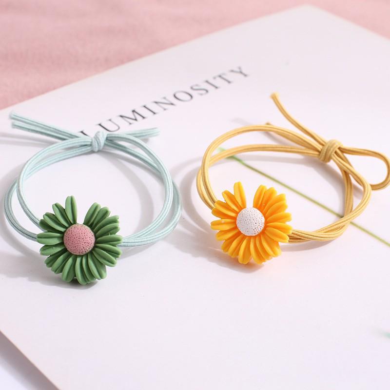 Chun buộc tóc cúc hoạ my - giao màu ngẩu nhiên