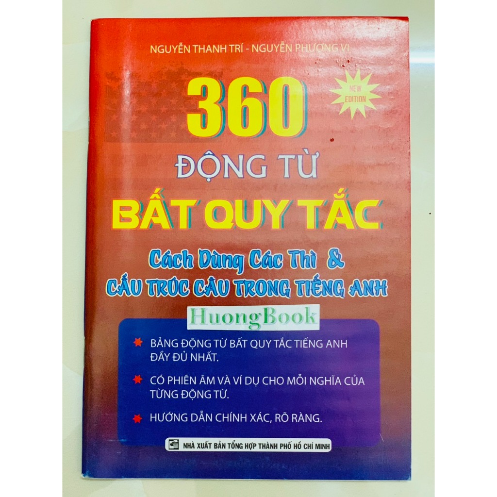 Sách - 360 Động Từ Bất Quy Tắc Và Cấu Trúc Câu Trong Tiếng Anh ( KV)