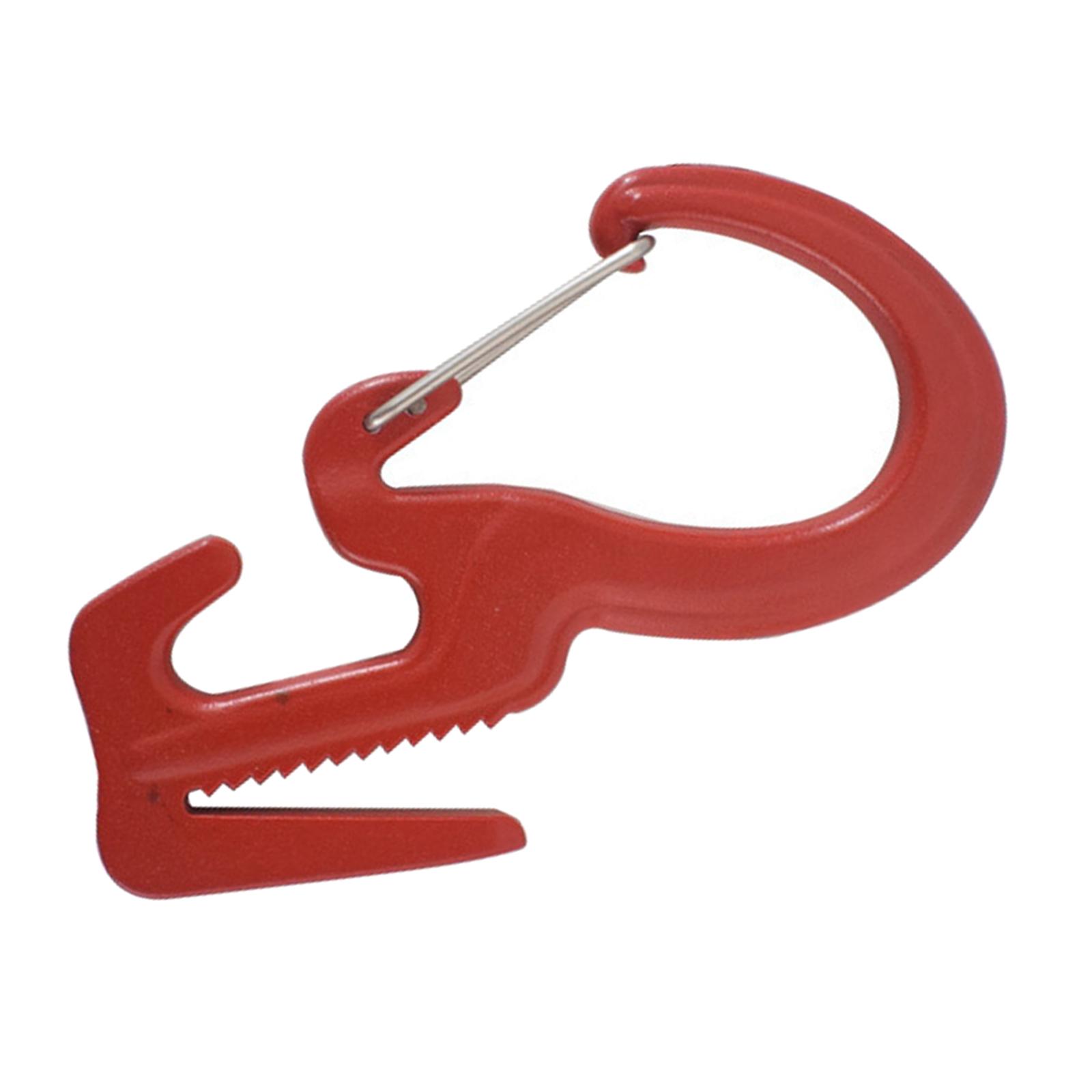 Spring Snap Hook, Aluminium Alloy Carabiner Steel Clips Keychain Heavy Duty Quick Link for Camping Hiking Traveling Fishing