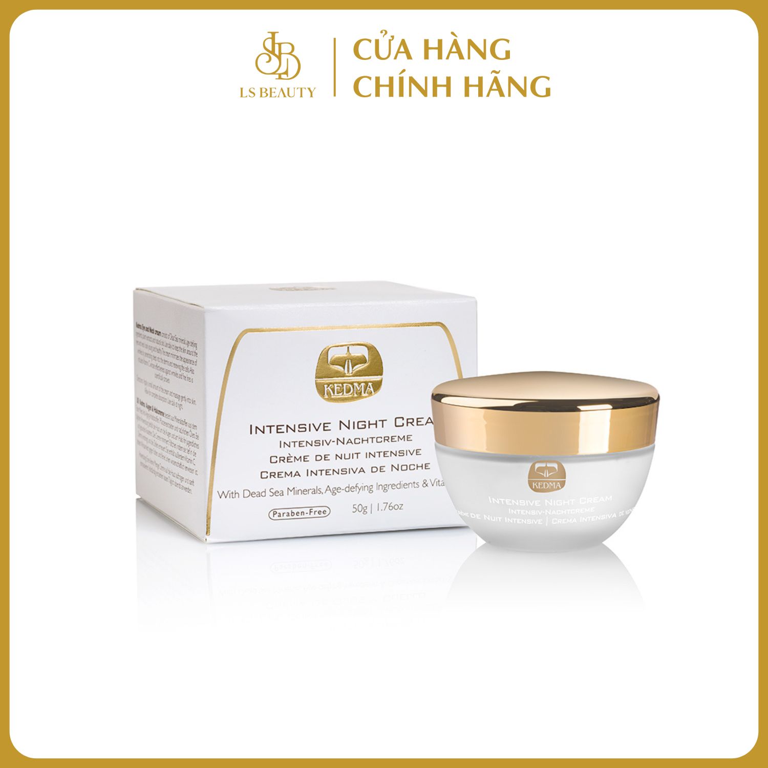 Kem Dưỡng Đêm Chuyên Sâu Intensive Night Cream Kedma 50gr