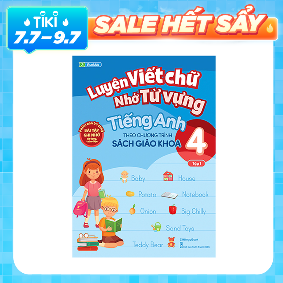 Luyện Viết Chữ Nhớ Từ Vựng Tiếng Anh Theo Chương Trình Sách Giáo Khoa Lớp 4 – Tập 1