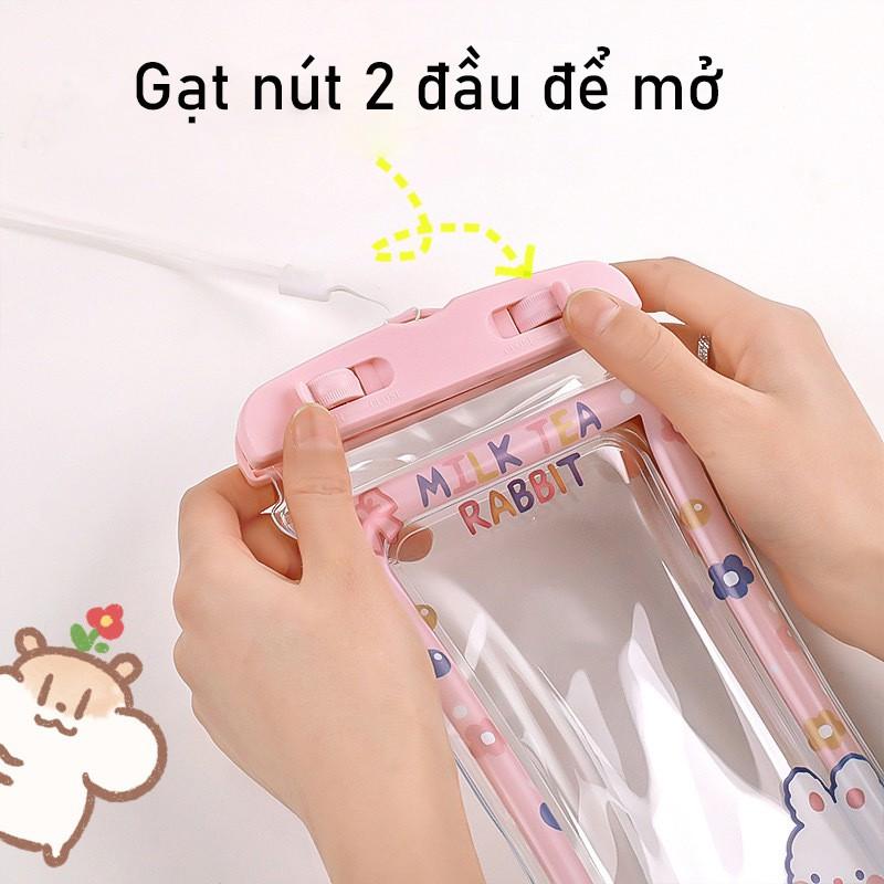 Túi chống nước dạng phao nổi trên mặt nước