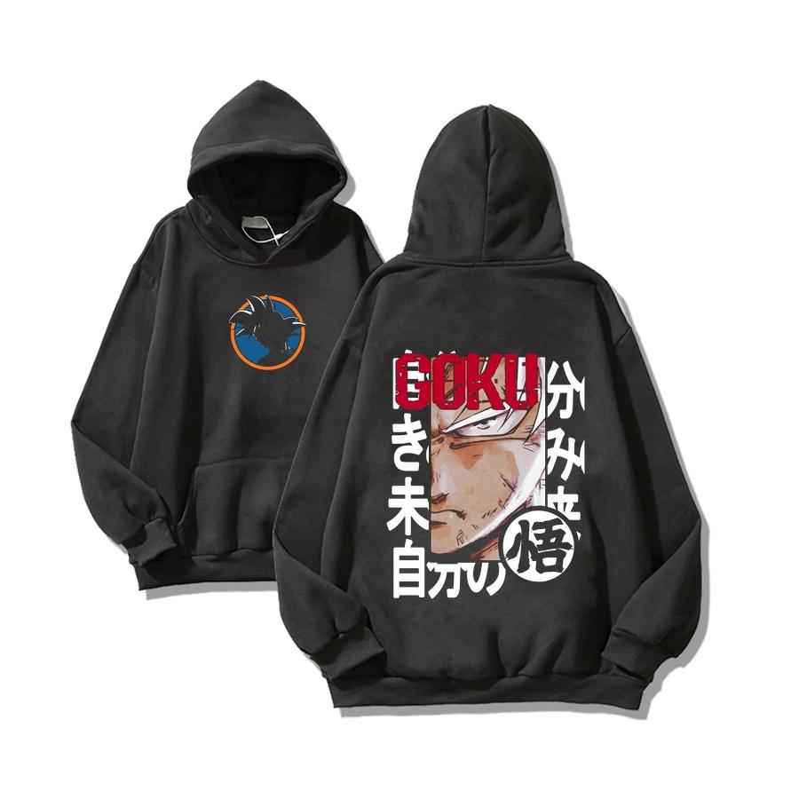 Áo Hoodie Nam Nữ SONGOKU Vải Nỉ Ngoại Dầy Nón 2 Lớp Tay Bo Gân, Anam Store