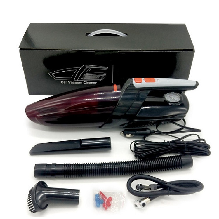 Máy bơm lốp kiêm hút bụi khử mùi ô tô cầm tay thông minh cao cấp E02