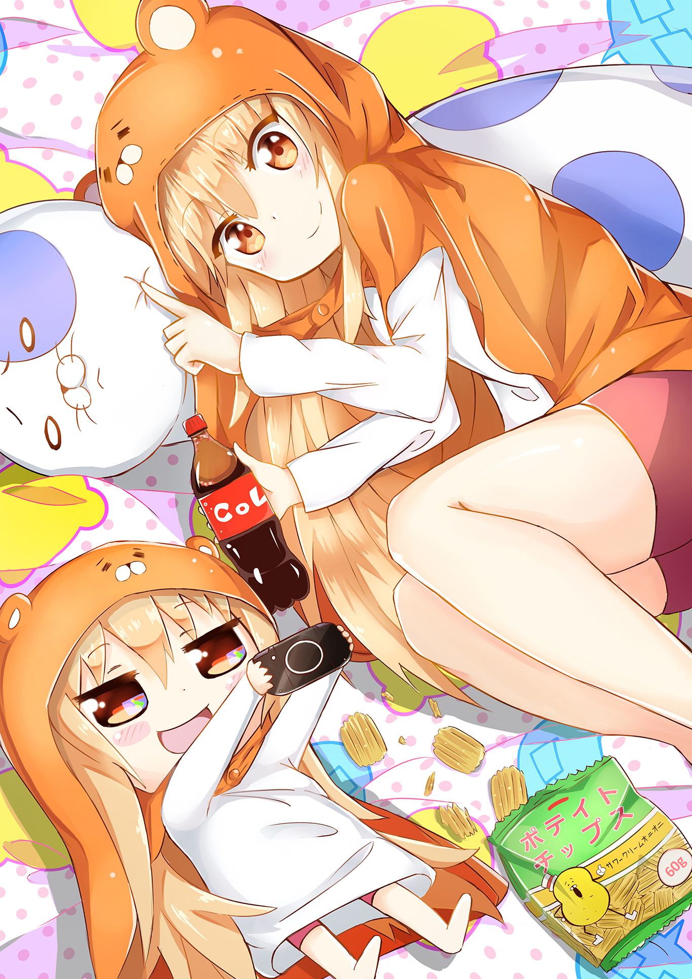 Tranh Poster SET 3 tấm Umaru-chan ANIME MANGA 21cmx30cm ảnh khác nhau