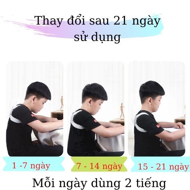 Đai chống gù thông minh rung cảm biến điện tử thông minh Nhật Bản Pose cao cấp, có màn hình hiển thị