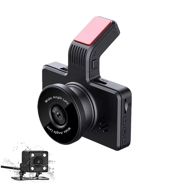 Camera hành trình ô tô K10 PRO FHD 1080P Siêu nét -Góc rộng 170 độ - Màn hình 3 inch -Tặng kèm camera lùi