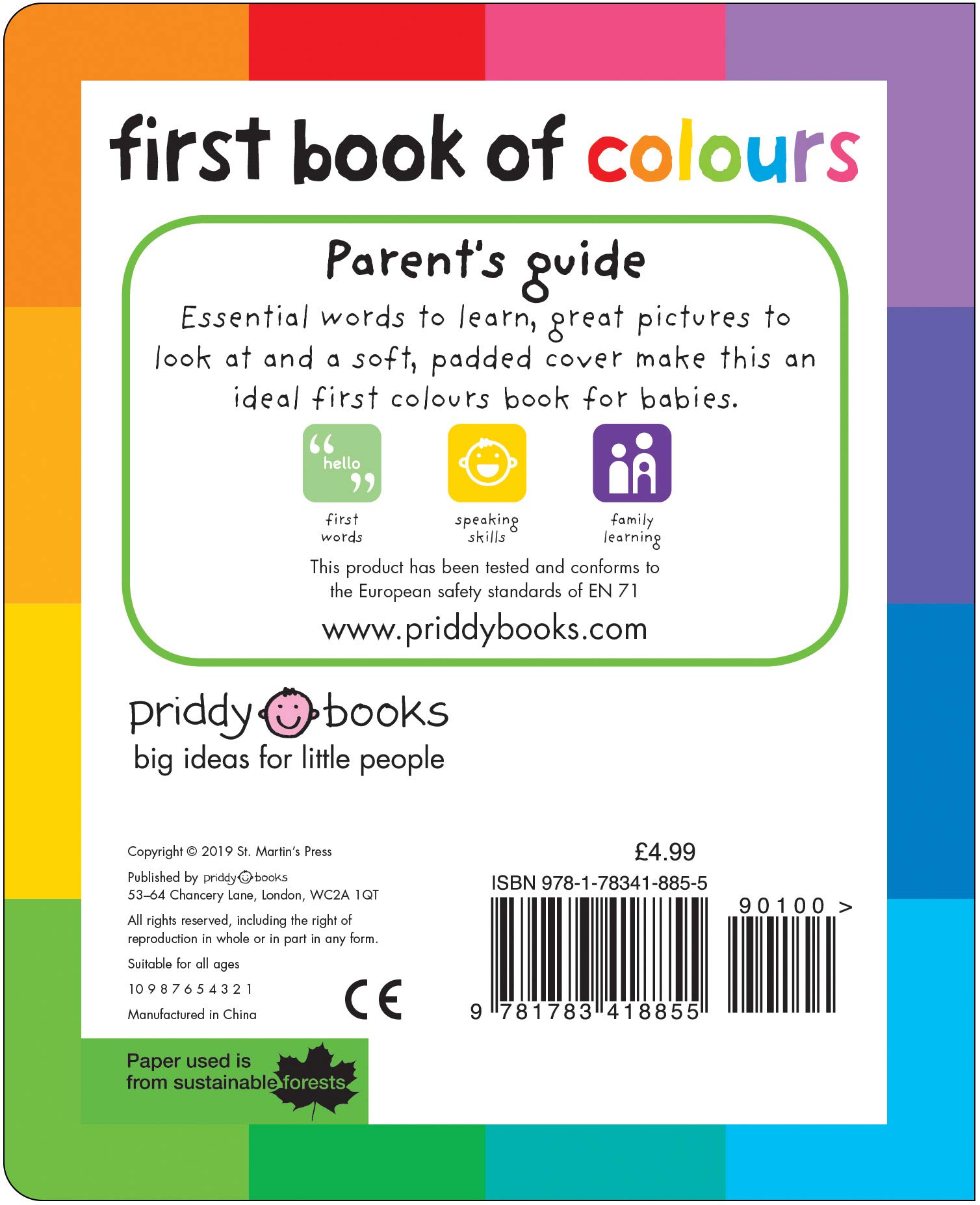 First Book Of Colours (First 100 Soft To Touch)