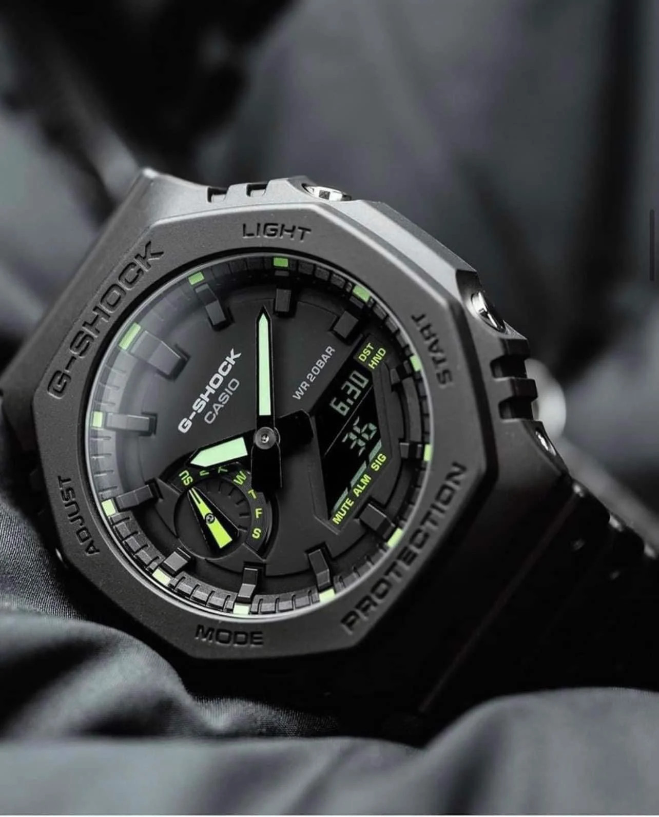 Đồng Hồ Nam Dây Nhựa Casio G-Shock GA-2100-1A3DR Chính Hãng - GA-2100-1A3 Carbon Core