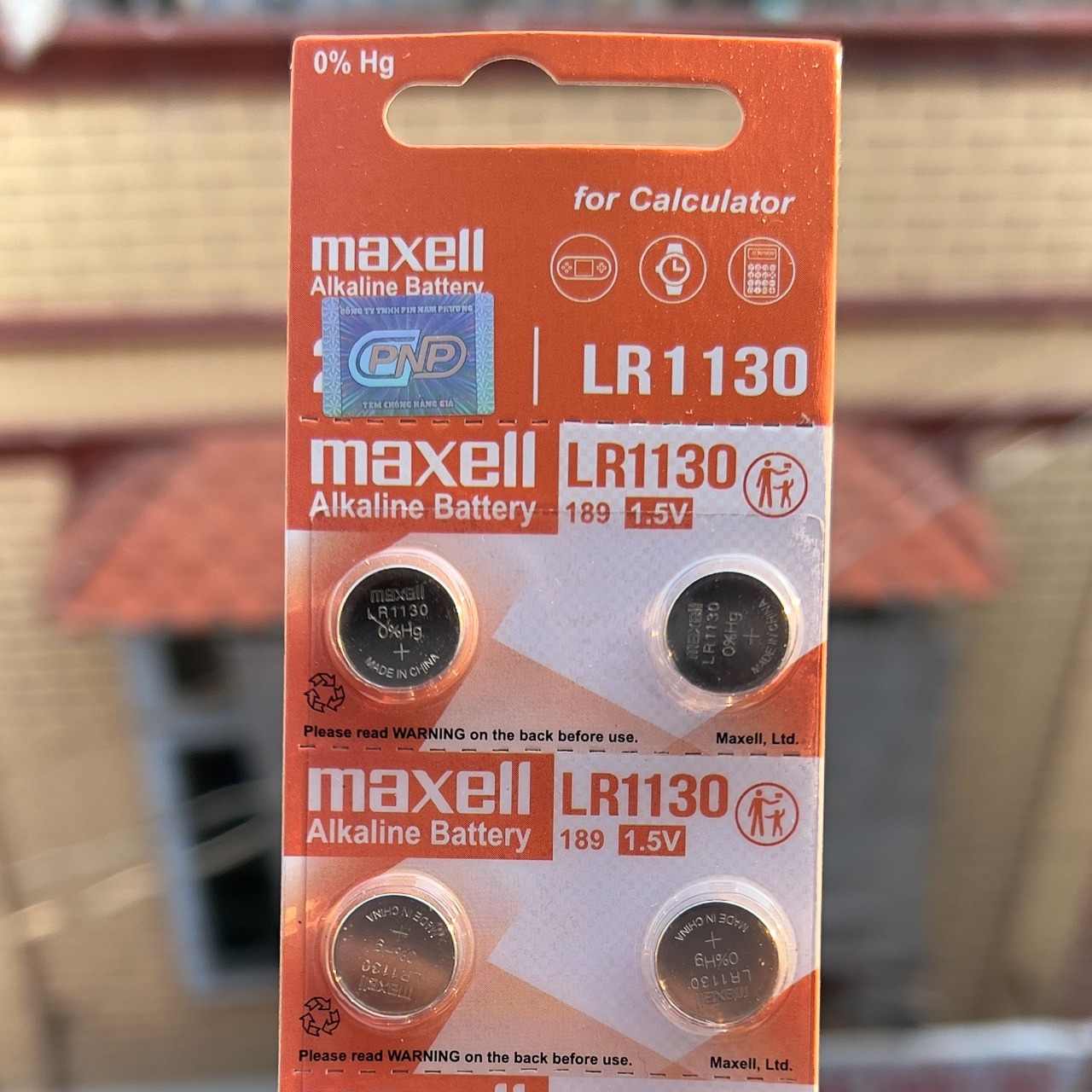 Hình ảnh 10 Viên Pin Maxell AG10 LR1130 LR54 Cúc Áo 1,5V Nhật Bản