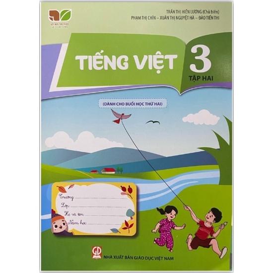 Sách - Combo Tiếng việt 3 tập 1 + tập 2 dành cho buổi học thứ hai
