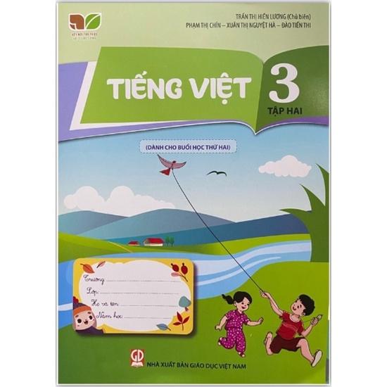 Sách - Combo Tiếng việt 3 tập 1 + tập 2 dành cho buổi học thứ hai (Kết nối tri thức)