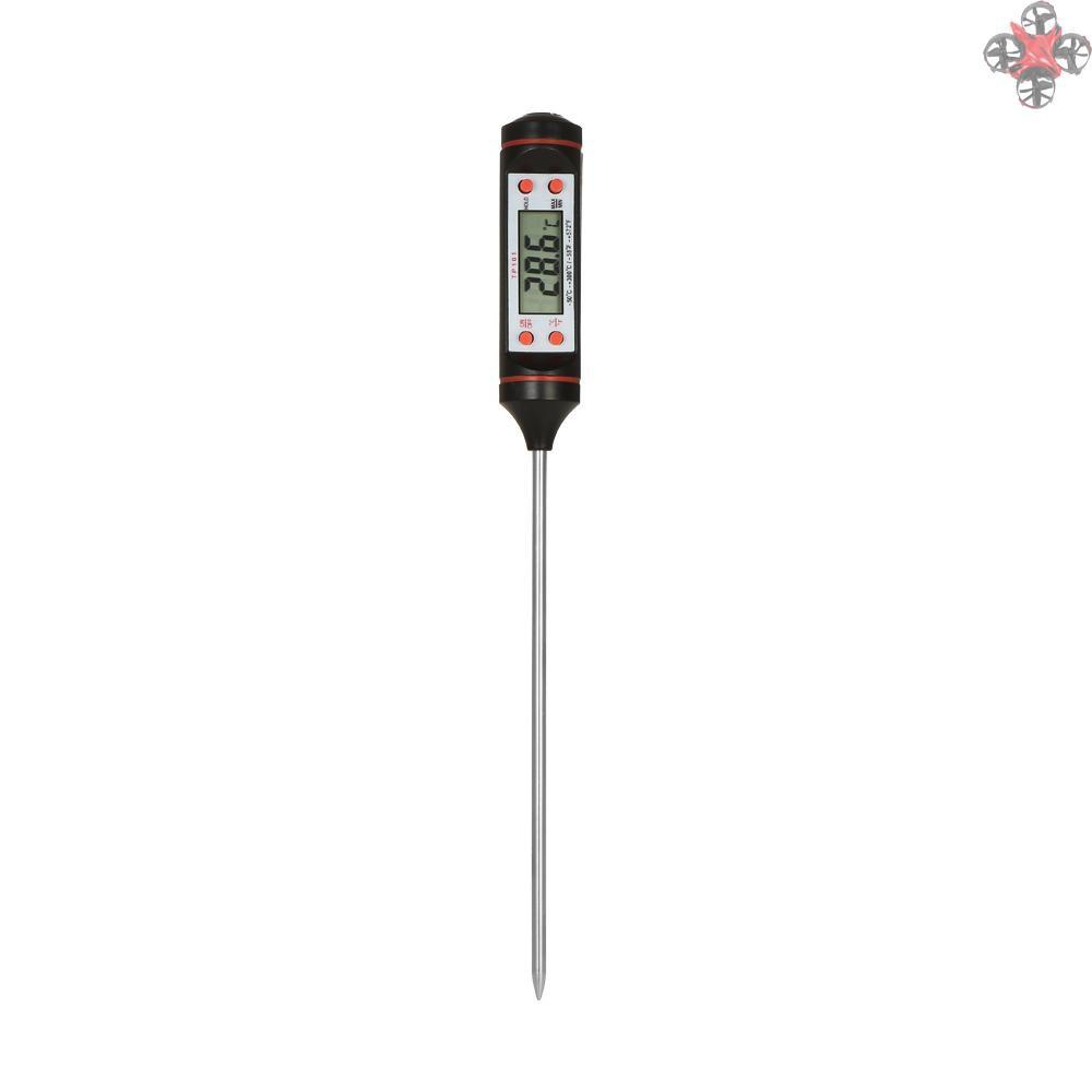 Nhiệt Kế Điện Tử Có Màn Hình Lcd 50 ° C ~ 300 ° C / ° F Tiện Dụng Cho Nhà Bếp