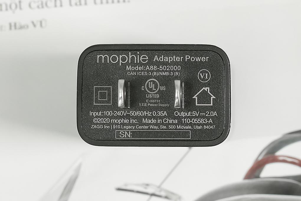 Adapter sạc 10W Mophie - Hàng chính hãng