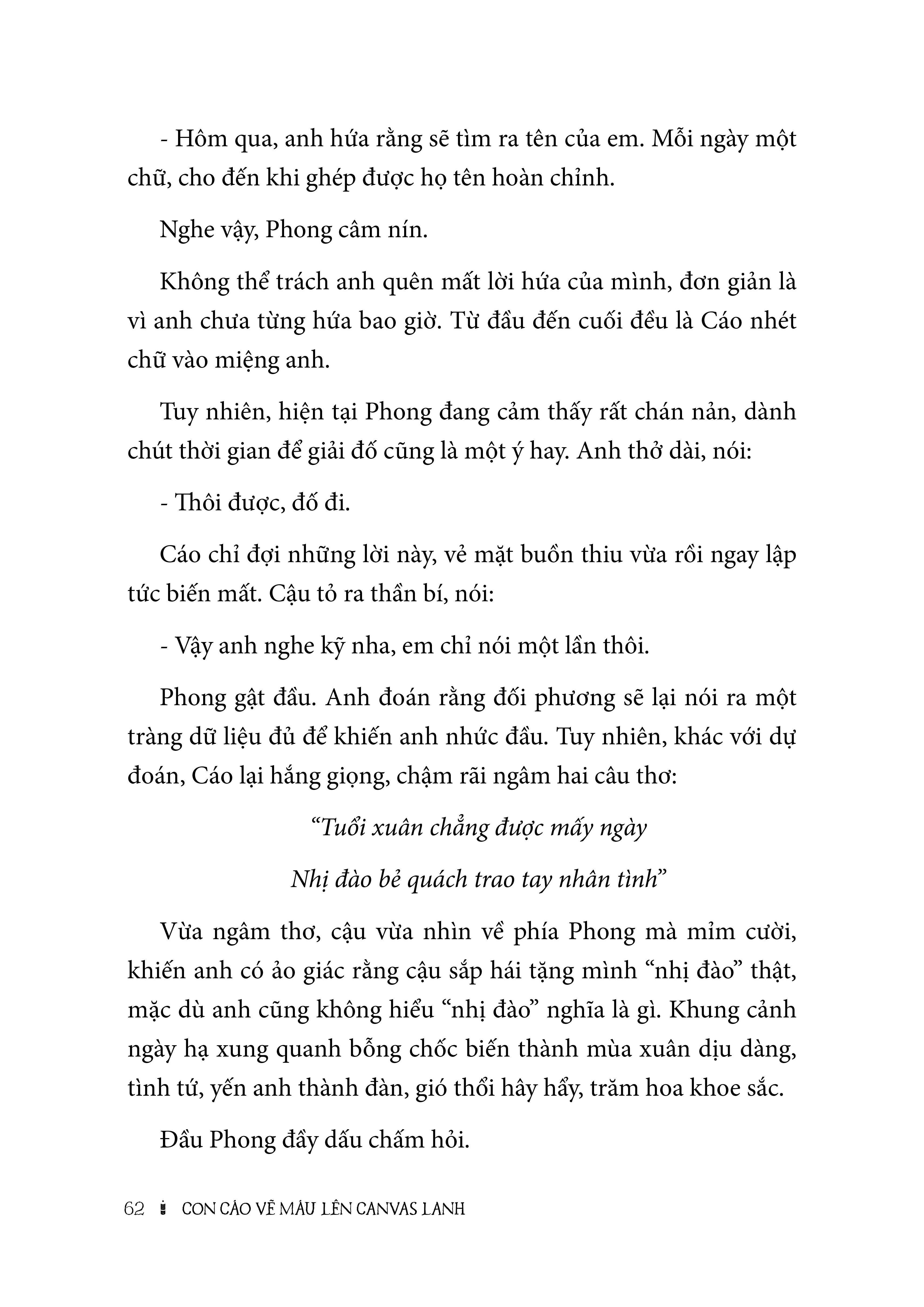 Sách - Con Cáo Vẽ Máu Lên Canvas Lanh