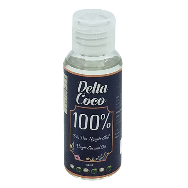 Dầu dừa nguyên chất Delta Coco 50ml