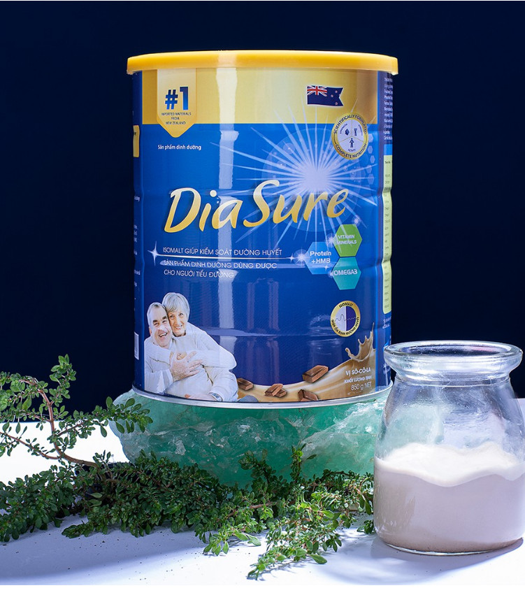 DiaSure 850g Phù hợp với người tiểu đường