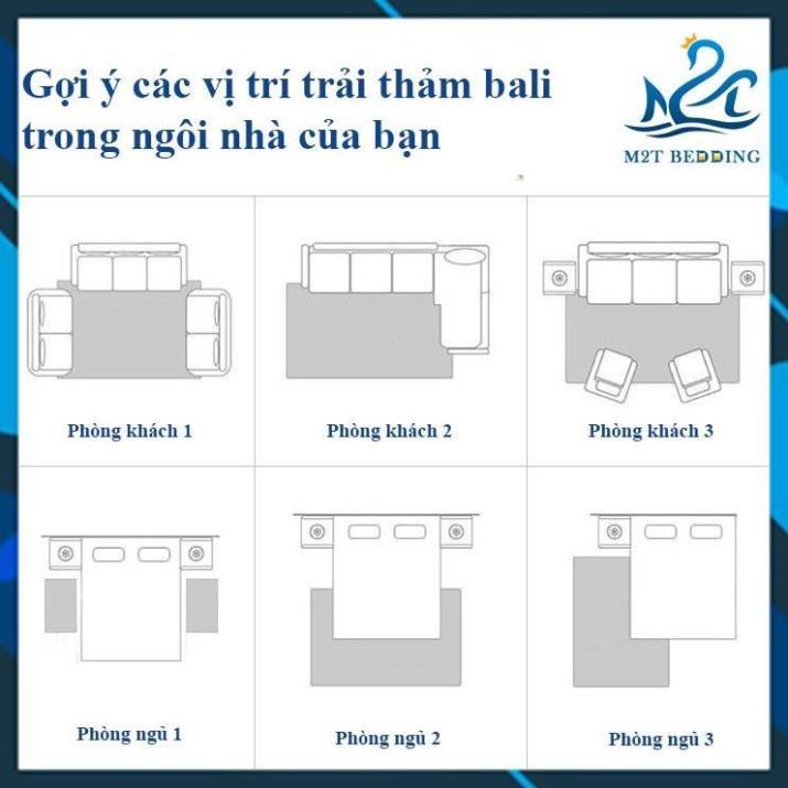 Thảm trải sàn phòng ngủ, phòng khách , thảm trang trí tết vintage size lớn