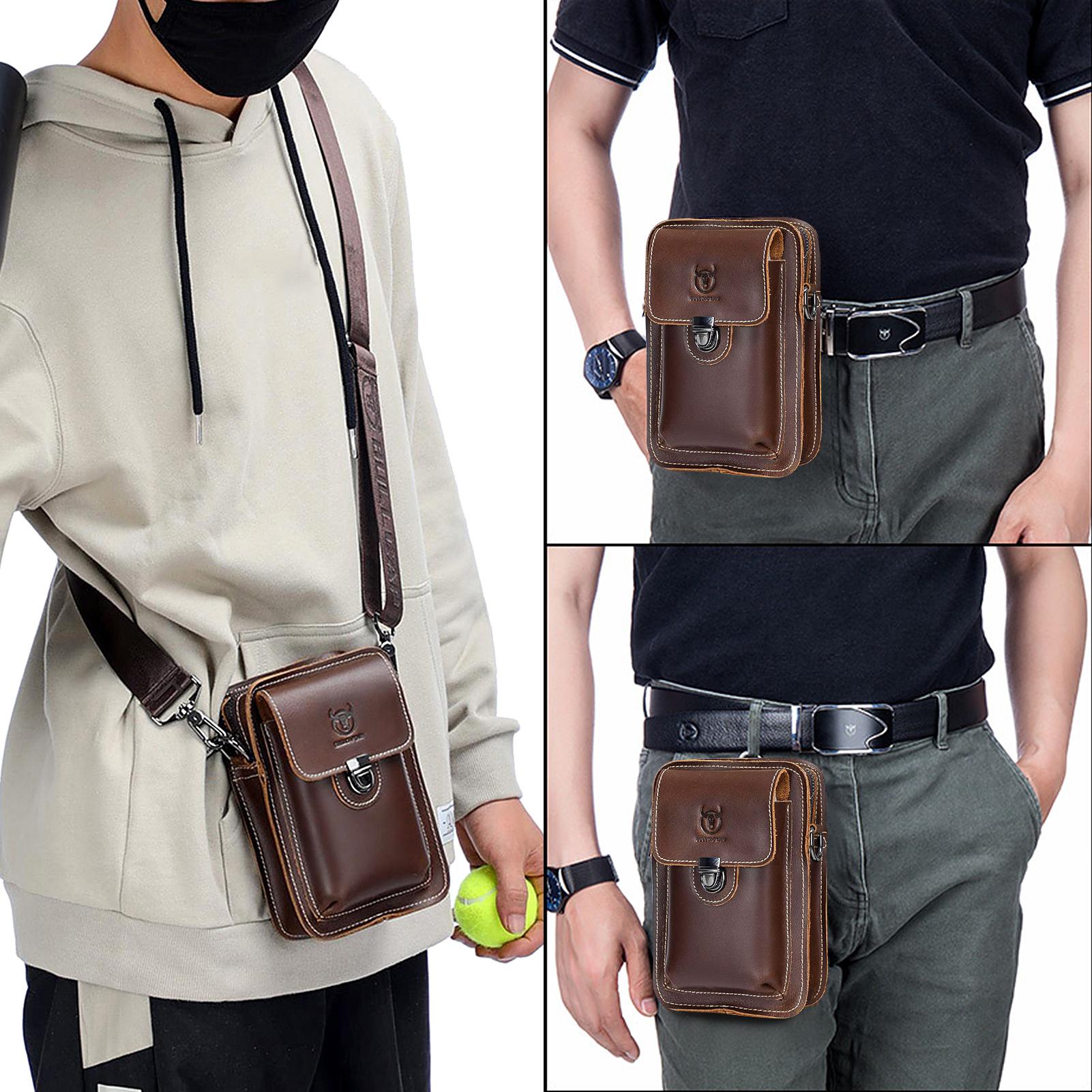 Túi Da Đựng Điện Thoại Đeo Thắt Lưng Tiện Dụng Bullcaptain