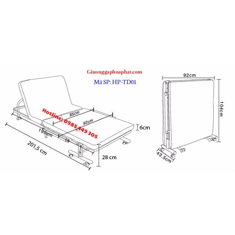 Giường điện tự động (Mã SP: HP-TD01)