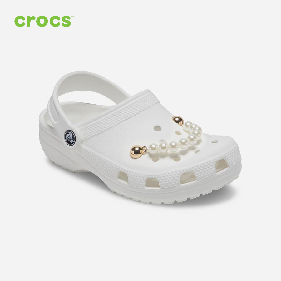 Huy hiệu jibbitz unisex Crocs JB Elevated Pearl Chain