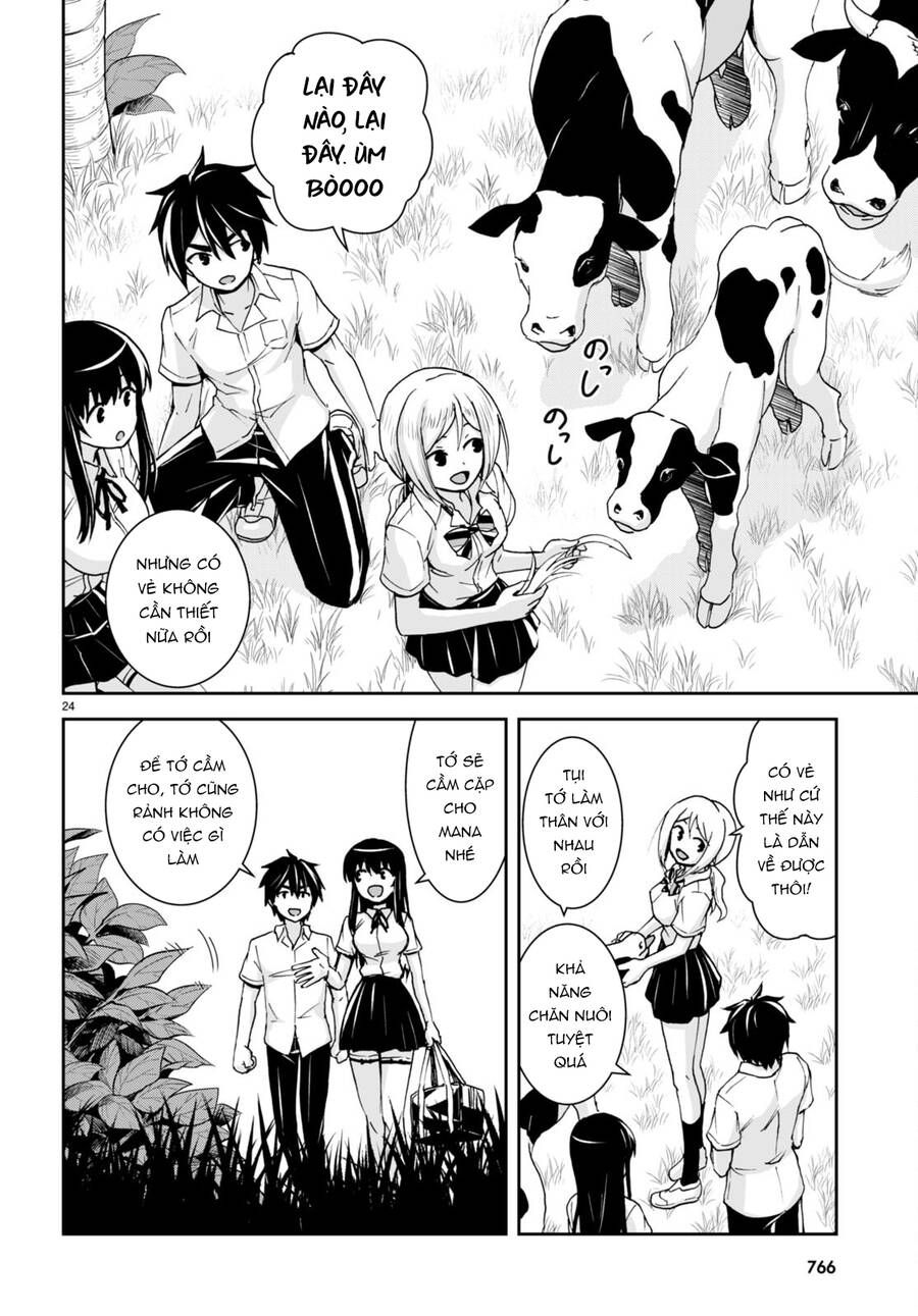 isekai yurutto survival seikatsu: gakkou no minna to isekai no mujintou ni tenishitakedo ore dake chapter 21 24