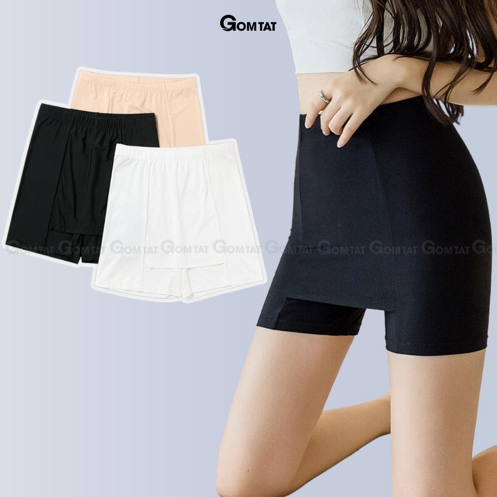 Quần mặc váy chống lộ GOMTAT chất su thoáng mát thiết kế hai lớp co giãn không cuộn không hằn - QUANBAOHO-V01