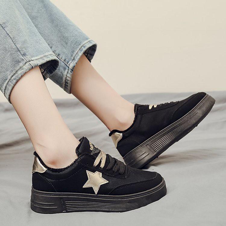 Giày thể thao nữ đế thấp phong cách hàn quốc giày thể thao kết hợp giày thường